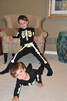 Aidan and Jack halloween